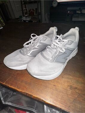 New Balance  460 Gray and White Women's Athletic Sneakers
